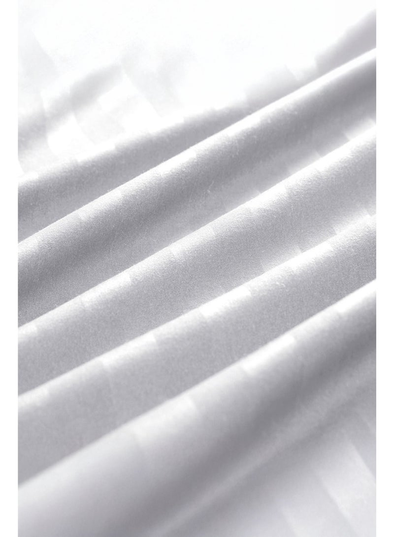 SleepLand Luxury Hotel Bedding Set 7 Pieces White Color Size 200 200 cm - Image 4